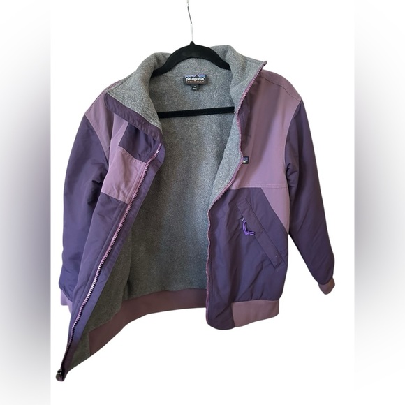 Patagonia Two-Tone Purple fleece liner Jacket size XS - Picture 6 of 11
